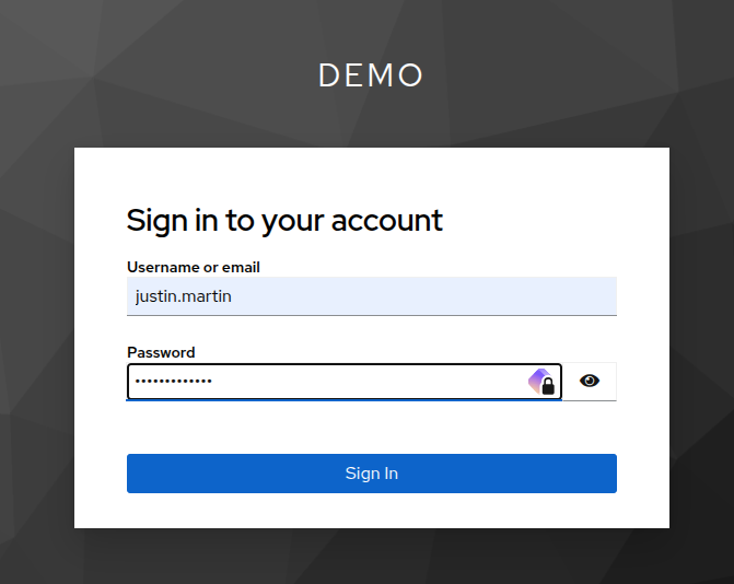 keycloak login