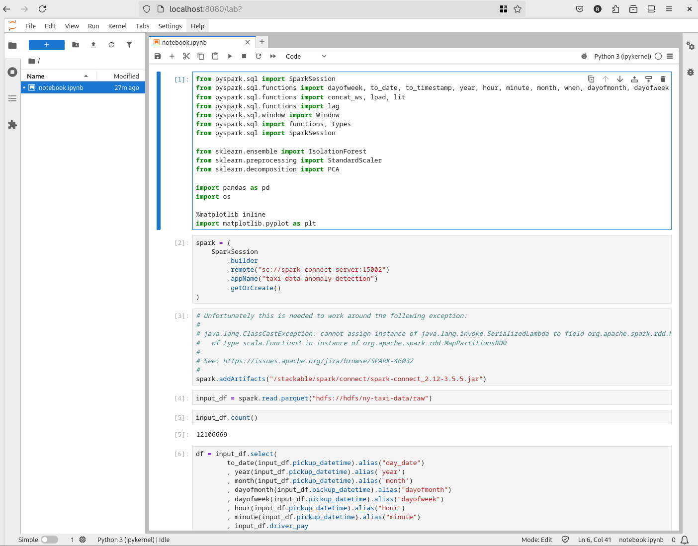 jupyterlab workspace